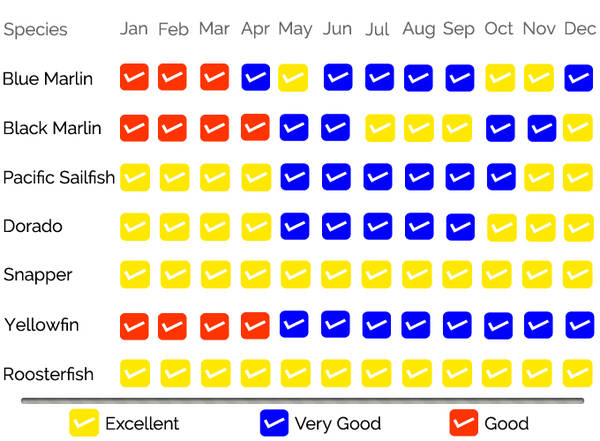 quepos fishing season